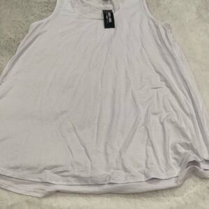 NWT Agnes & Dora Women’s White Sleeveless‎ Top Large
